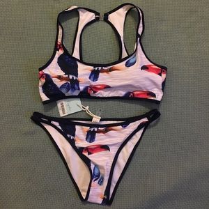 Cupshe Don't Parrot Me Bikini Set