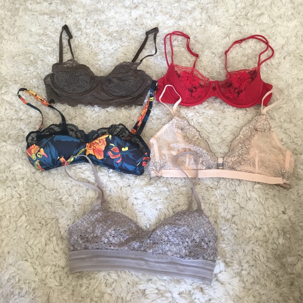 Set of Bras and Bralettes