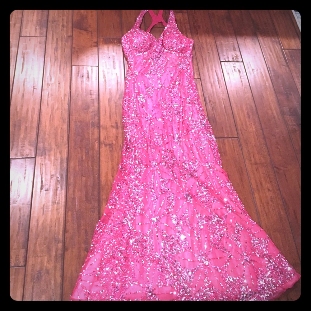 Sequin prom dress