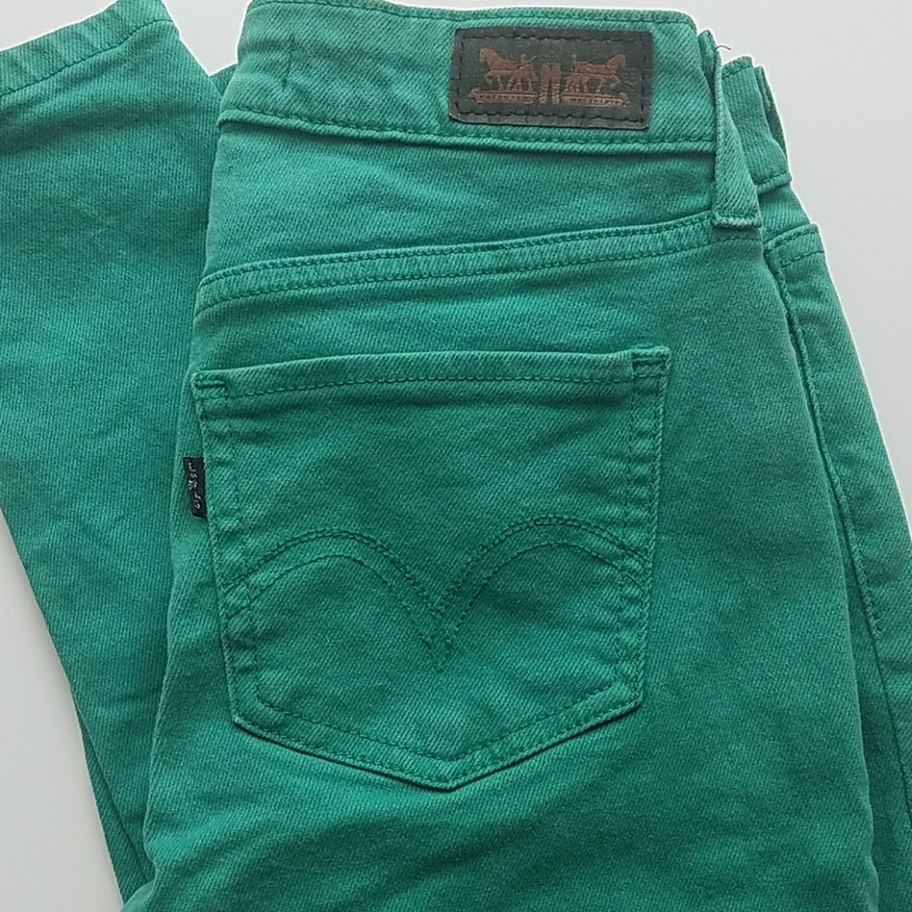 Levi's Teal 535 Leggings