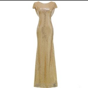 Mermaid Sequined Evening Dress