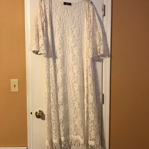 Duster lace cardigan