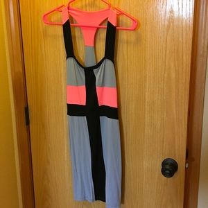 T style back dress