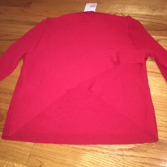 Red sweater with fancy back - Picture 2 of 2