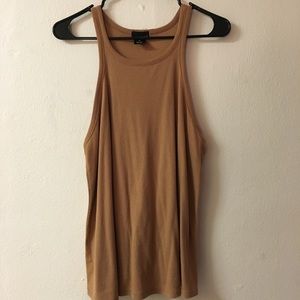 Tan Wet Seal Tank Top