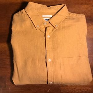 Mustard Old Navy Shirt Small