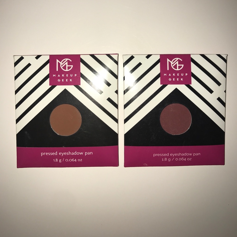 Makeup Geek single pan eyeshadows