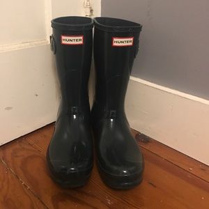 ☔️Women's original short gloss Hunter rain boot