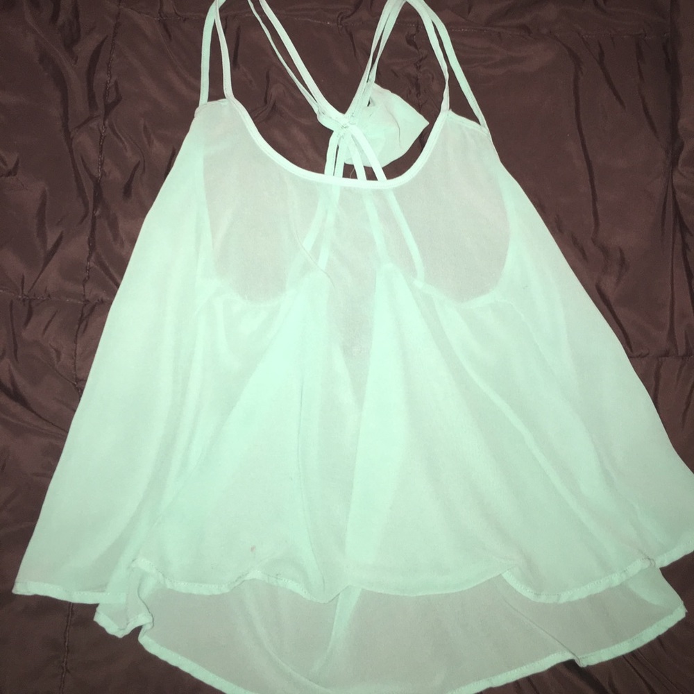 Teal, Bow Tanktop