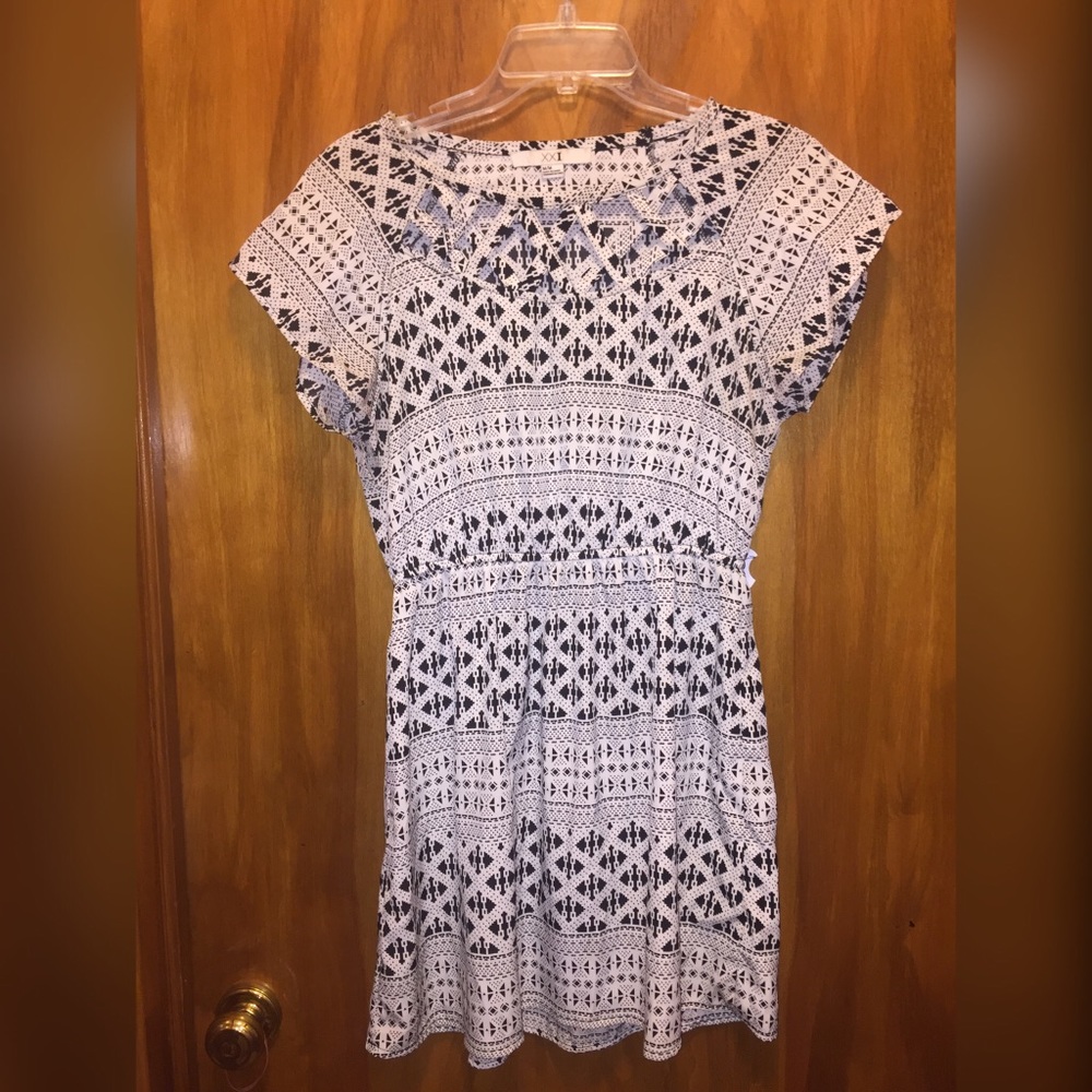 Black and white dress