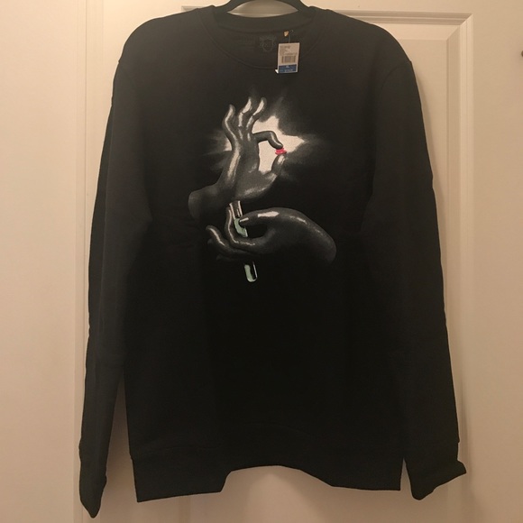 FINAL NWT Tee Library Magic Pill Graphic Sweatshir - Picture 3 of 6