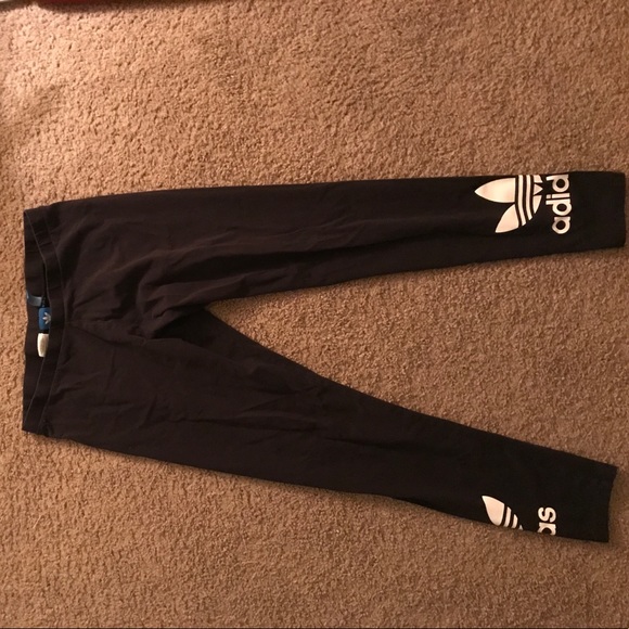 adidas Pants - cute athletic adidas black leggings