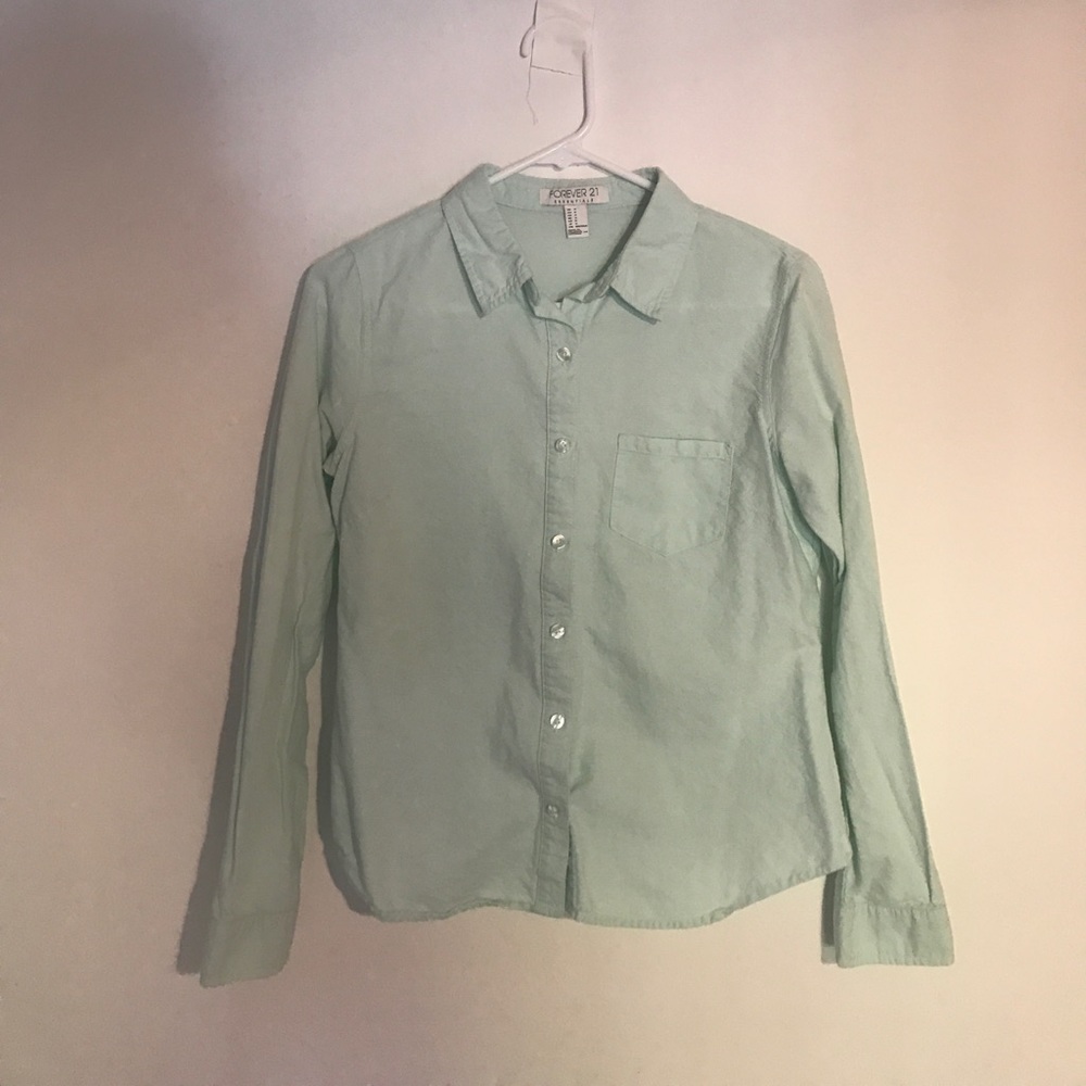 Mint forever21 blouse