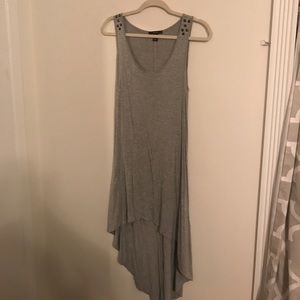Grey high-low dress
