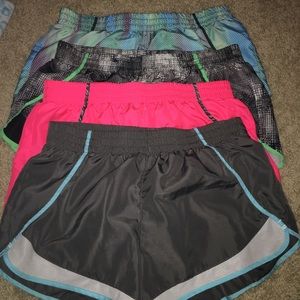 Lot of 4 running shorts
