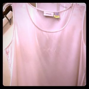 Chico's soft cream tank/shell size 2