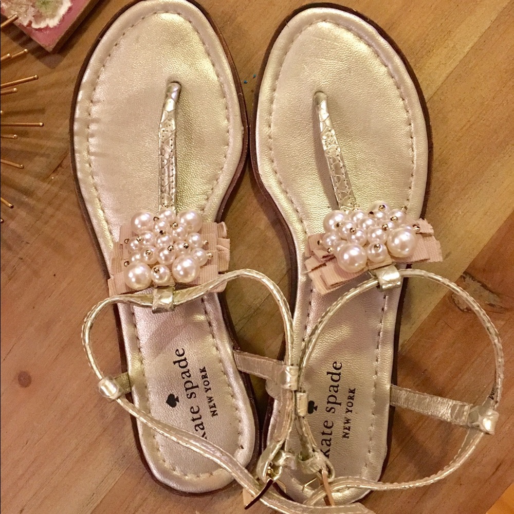 Kate Spade Platinum Embellished sandal