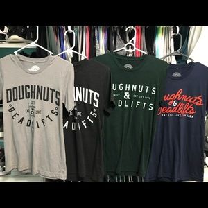 Doughnuts and Deadlifts Size Extra Small Tshirt XS