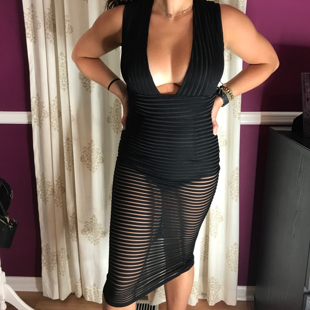 NWOT! Bodysuit Cocktail Dress