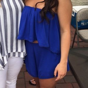 Blue romper