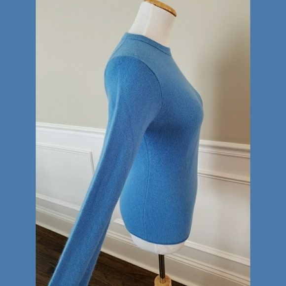 SOLD J Crew Luxury 100% Cashmere Crew Neck SZ S - Picture 3 of 8