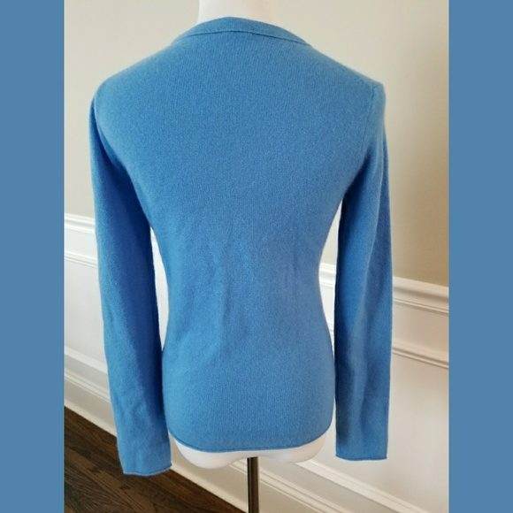 SOLD J Crew Luxury 100% Cashmere Crew Neck SZ S - Picture 4 of 8