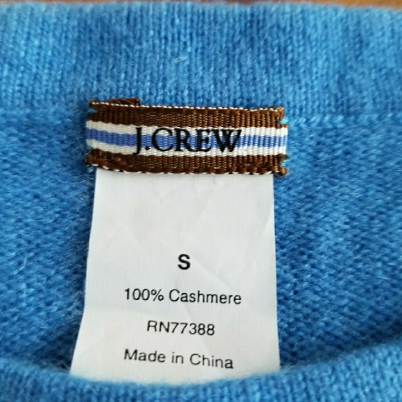 SOLD J Crew Luxury 100% Cashmere Crew Neck SZ S - Picture 8 of 8