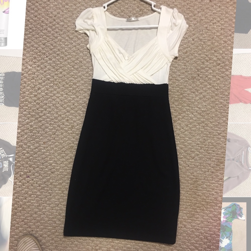 Black and white dress