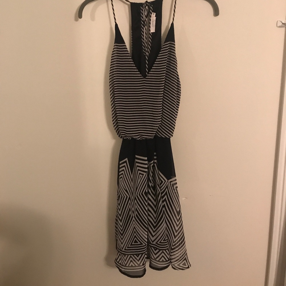 Black and white sundress