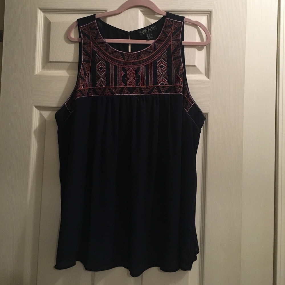 Navy Blouse