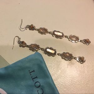 Kendra Scott gold drop earrings