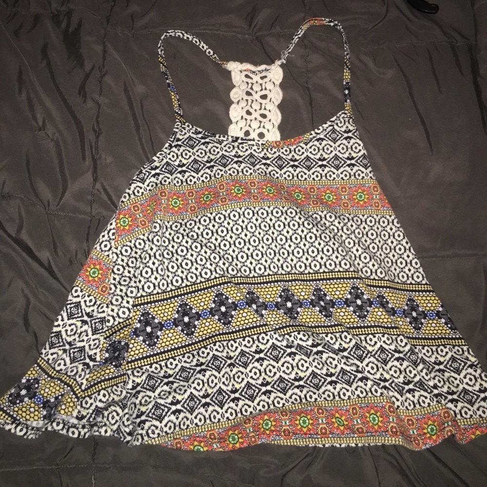 Crochet Back, Tribal Tanktop
