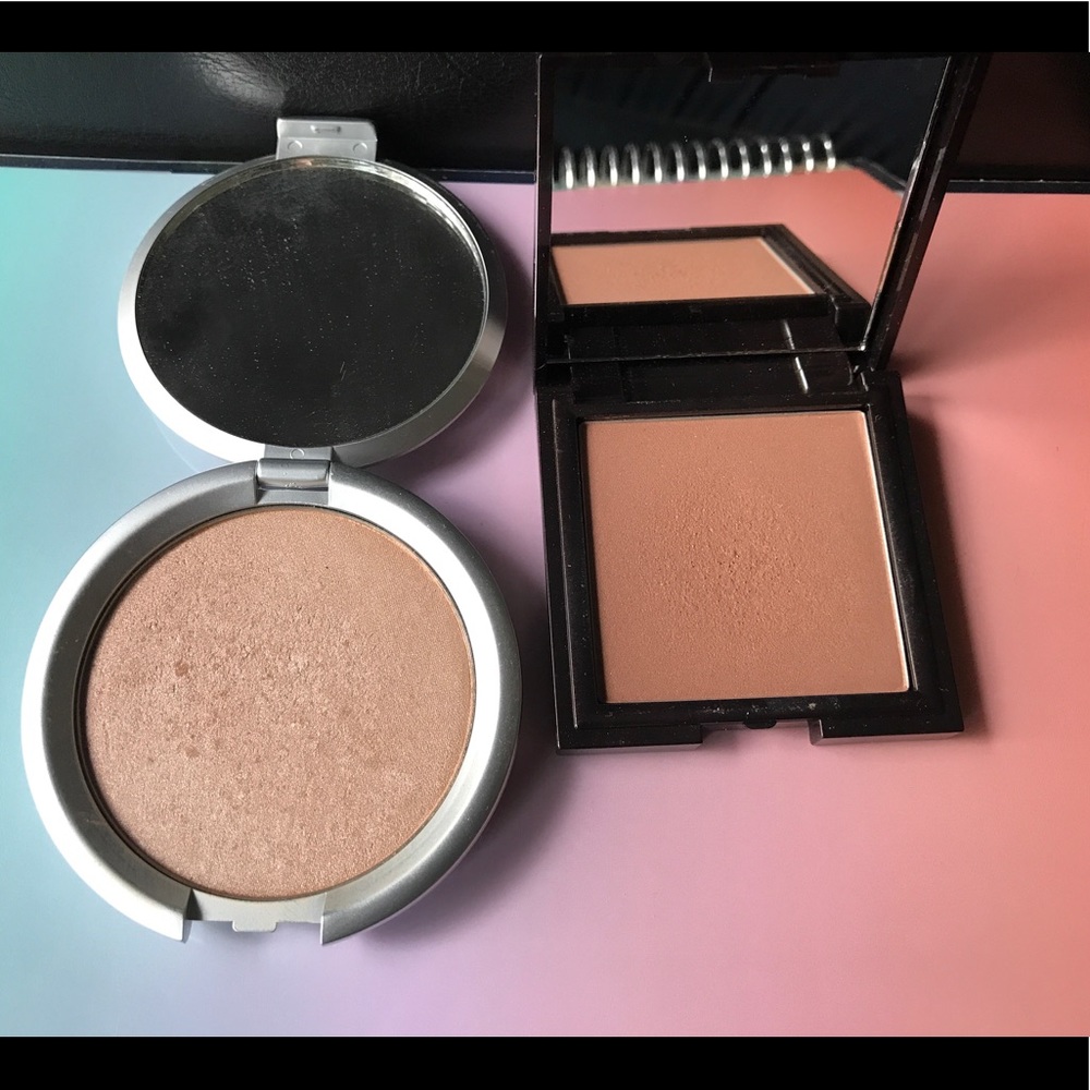 Bronzer and highlighter