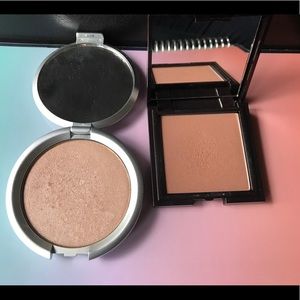 Bronzer and highlighter