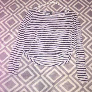 Striped long sleeve shirt