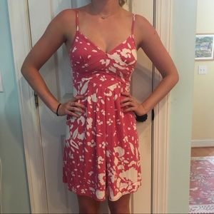 American Eagle pink flowery dress