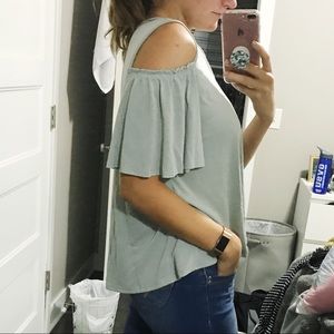 Cold shoulder top