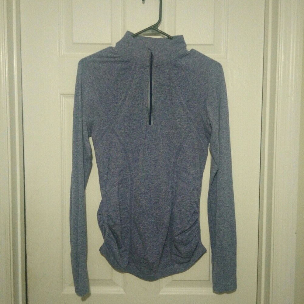 Women's Athleta Fastest Track Pullover Sz M Purple