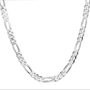 2mm Sterling silver link necklace 20 inch