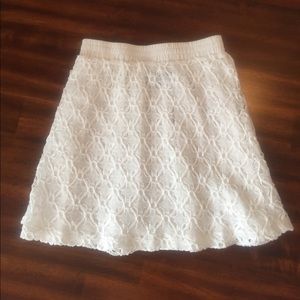 White Lace Skirt