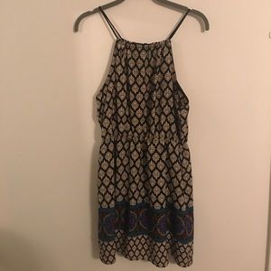 Black patterned sundress