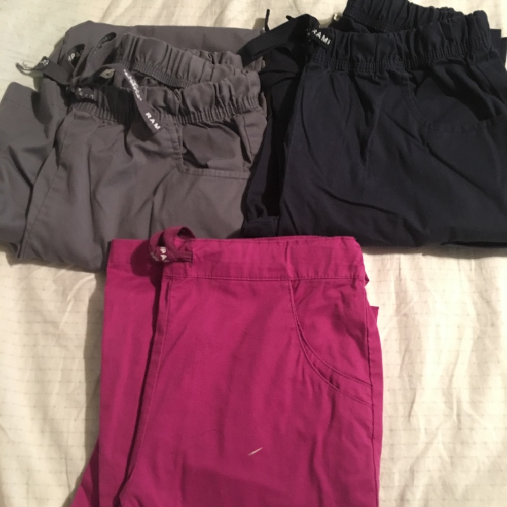 Rampage size small scrub pants