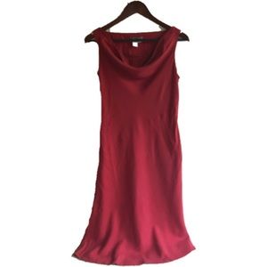 Cranberry Isabella Bird cowl neck dress