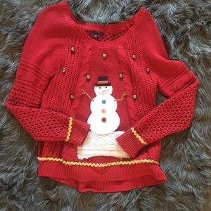 Ugly Christmas sweater snowman