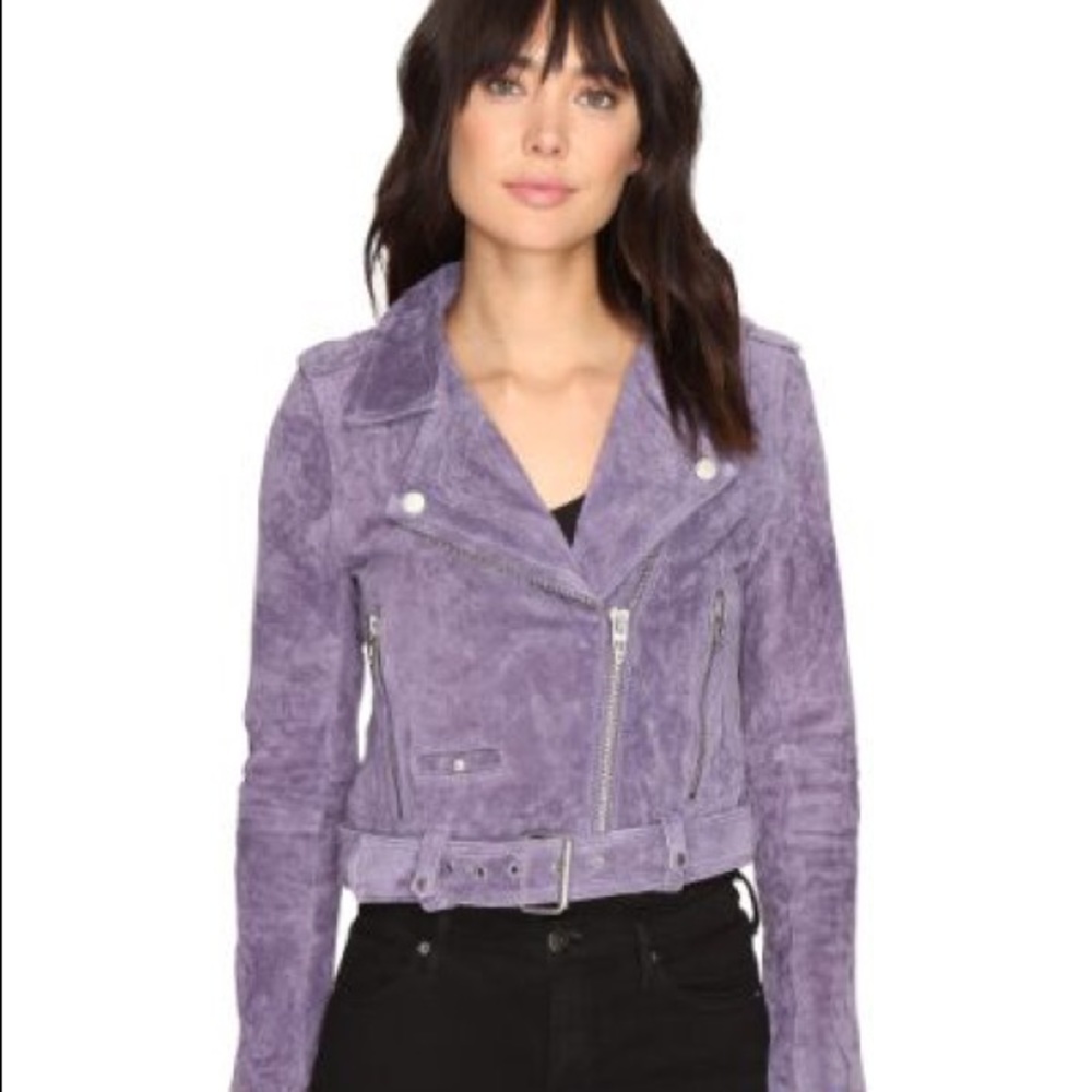 BlankNYC suede moto jacket