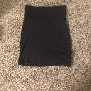 Navy blue pencil skirt
