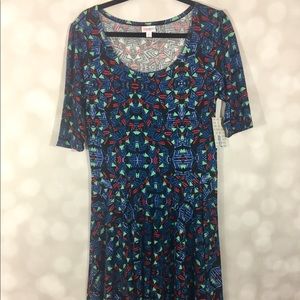 LulaRoe Extra Large Nicole Dress NWT Never Worn