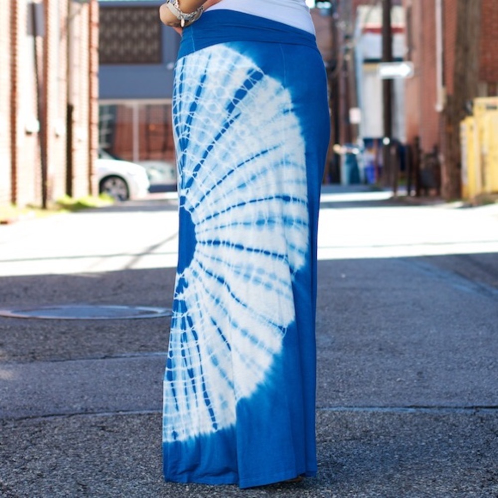 Tie Dye Maxi Skirt