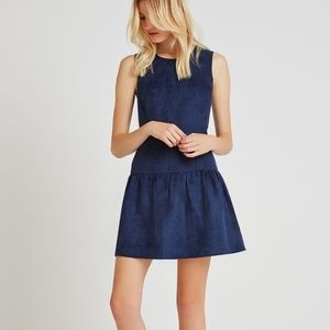 Bcbgeneration Faux-Suede Drop-Waist Dress