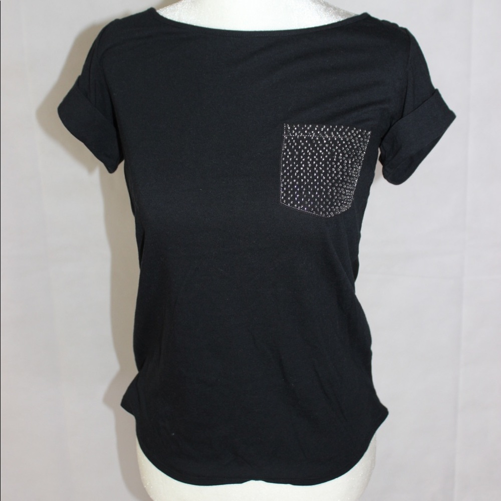 Armani Exchange sheer back pocket tee